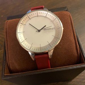 ! NWOT ! Red Monol Watch